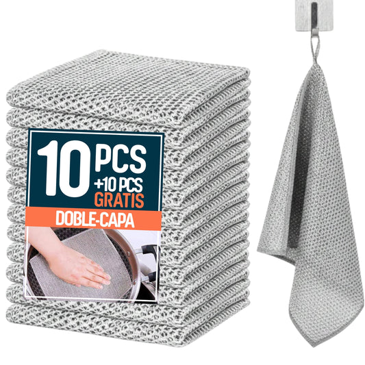 ✨ Paño de limpieza metálico anti-rayones™ + 2 Ganchos Adhesivos