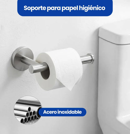 Set De Accesorios De Ducha Toalleros 304 Inoxidable 18pcs