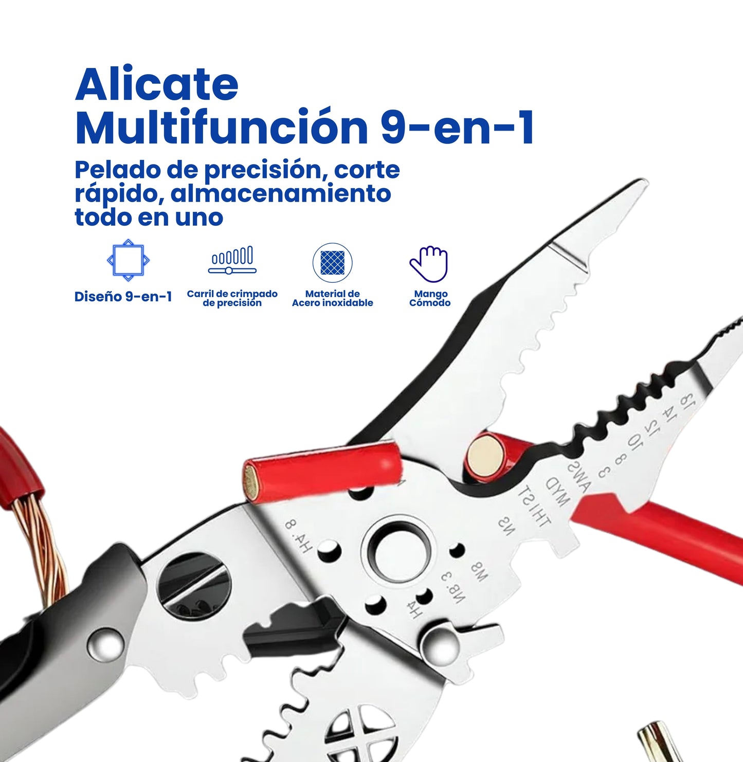 Alicate WireMaster Pro 🔥 11 en 1 – Calidad Profesional